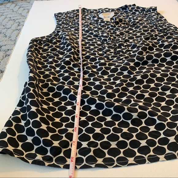 100% Pure Silk Talbots Sleeveless Blouse - Picture 8 of 10
